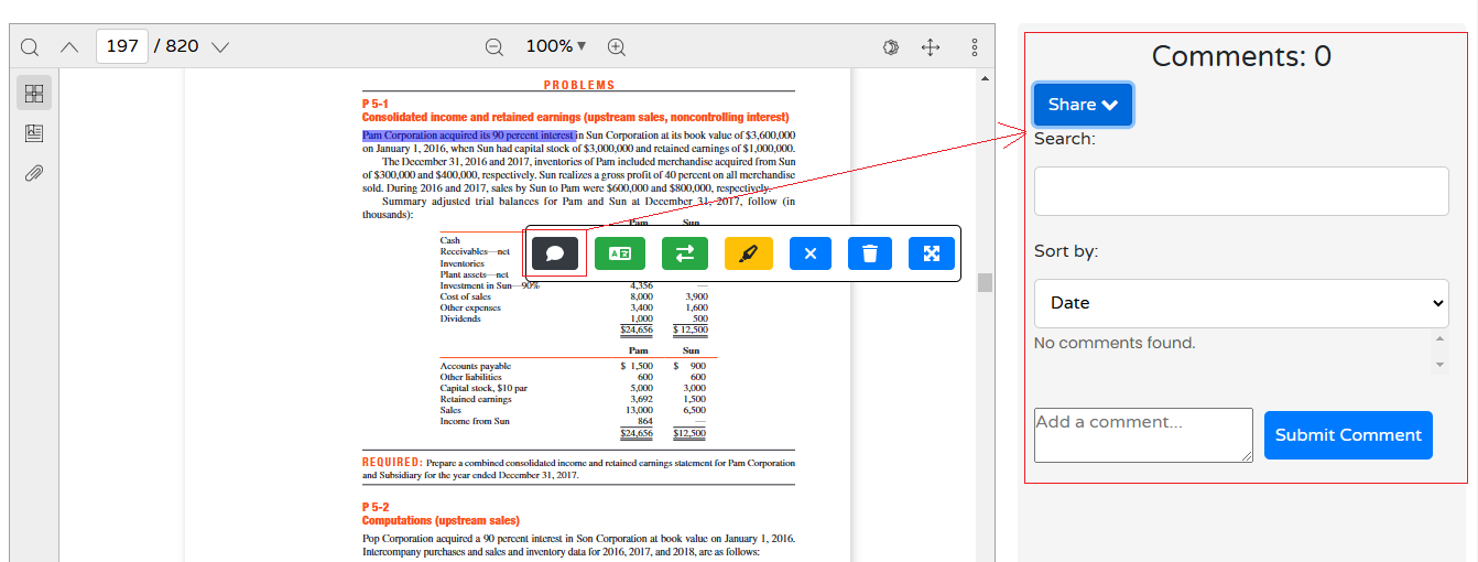 Interactive Annotations, Notes & Peer Collaboration