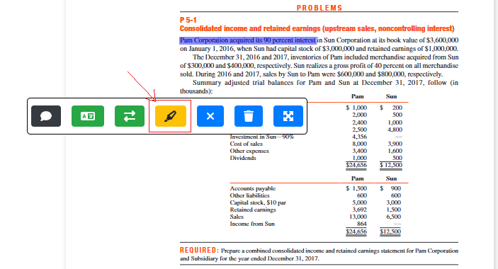 Highlight Text, Study Summaries & Keyword Tracking